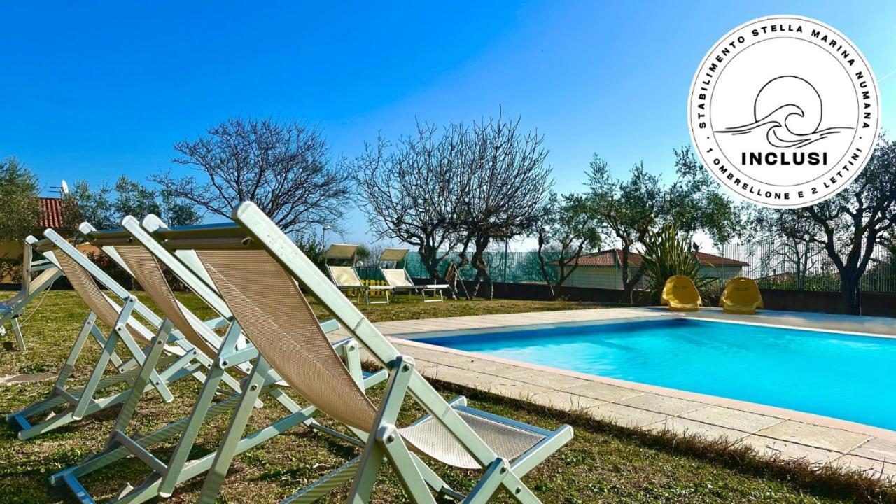 Viva3 - Numana, Ampio Trilocale In Villa Con Piscina מראה חיצוני תמונה
